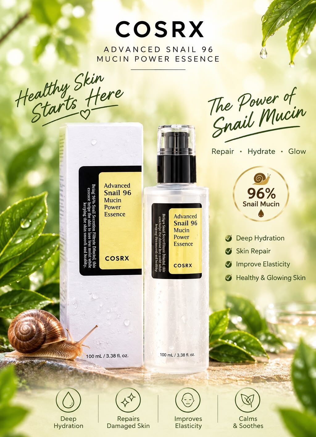 COSRX Advanced Snail 96 Mucin Power Essence 100ml