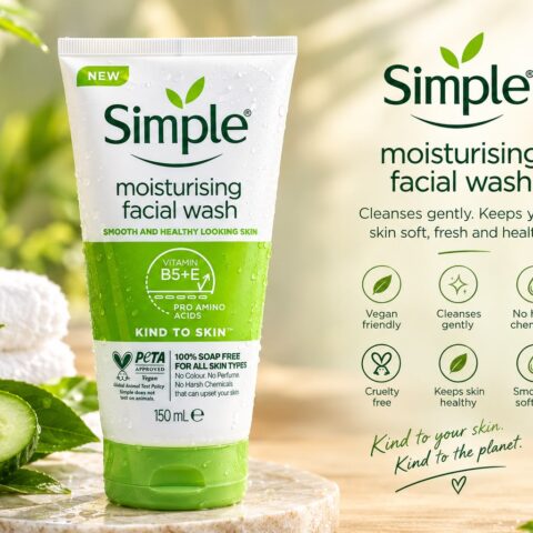 Simple Moisturizing Facial Wash